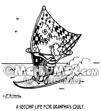 Wind Surfing Cartoon 3432