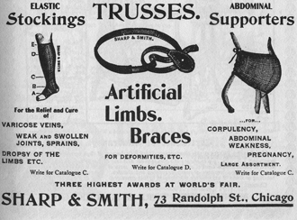 1898 trusses advertisement