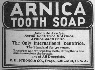 1899 tooth soap advertisement