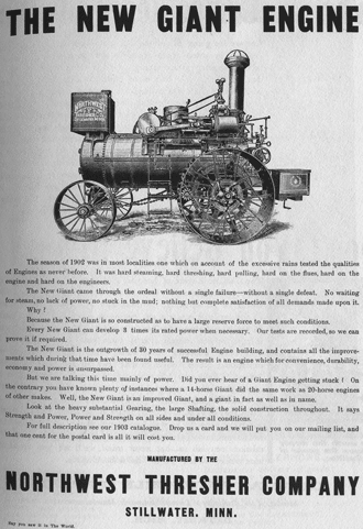 1903 thresher advertisement
