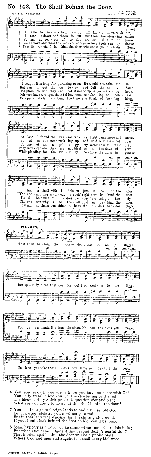 The Shelf Behind the Door