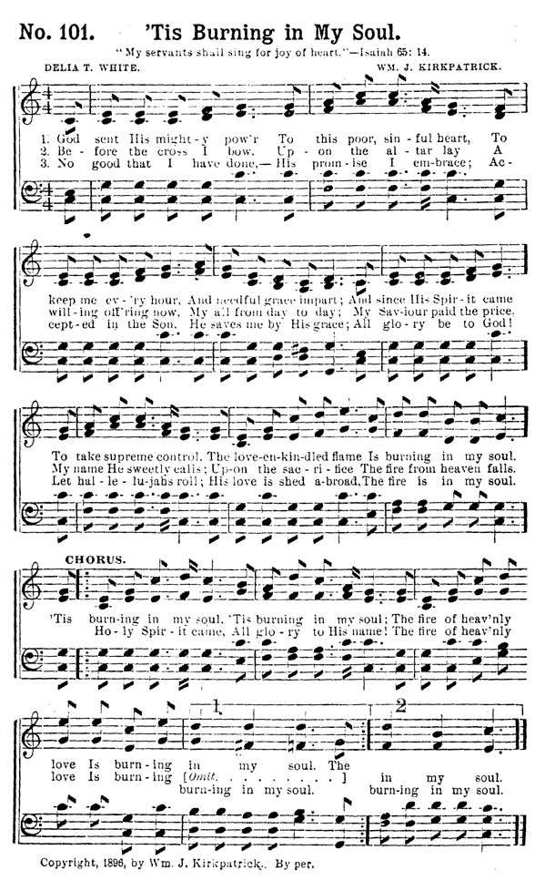 'Tis Burning in My Soul