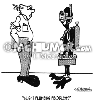 Plumbing Cartoon 2428