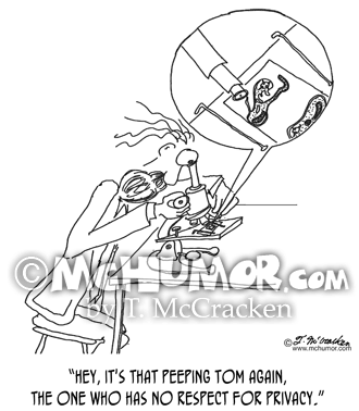 Microscope Cartoon 2675