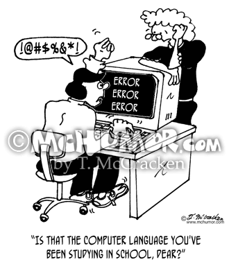 Computer Cartoon 3629