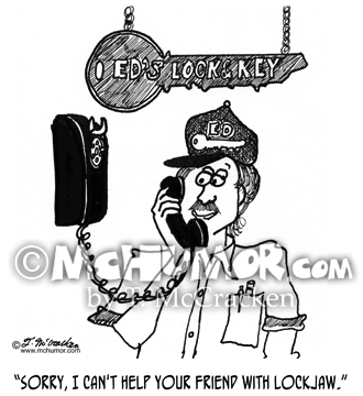 Locksmith Cartoon 4253