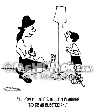 Electrician Cartoon 4495