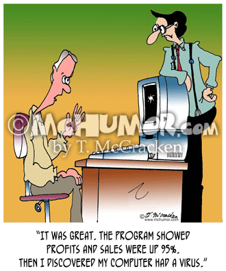 Computer Virus Cartoon 5160