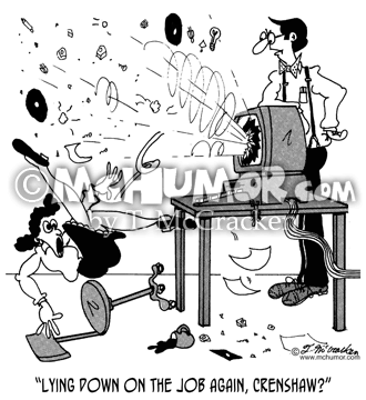 Computer Cartoon 5196