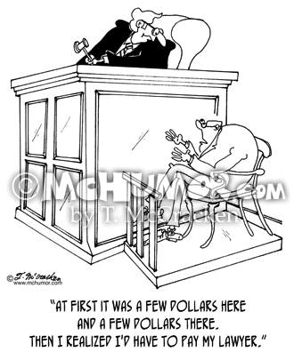 Embezzling Cartoon 5460