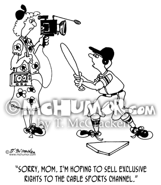 Baseball Cartoon 5597