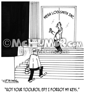 Locksmith Cartoon 5611