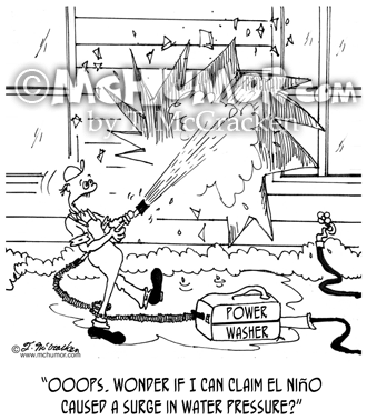 Power Washer Cartoon 6414