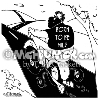 Motorcycle Cartoon 6972