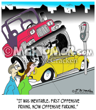 Parking Cartoon 7008