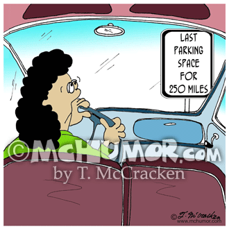 Parking Cartoon 7009