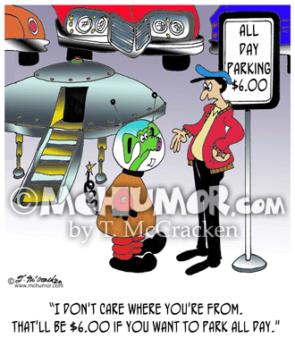 Parking Cartoon 7012