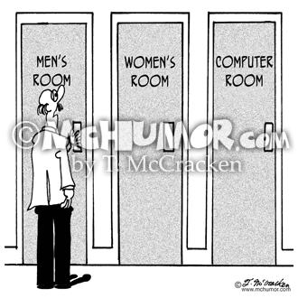 Computer Cartoon 7193