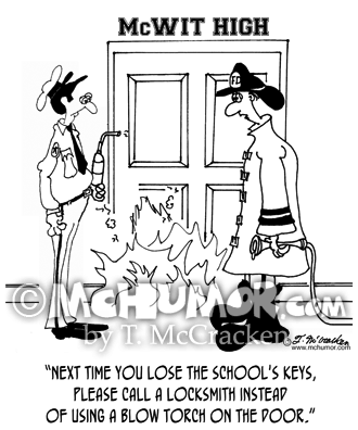 Locksmith Cartoon 7296