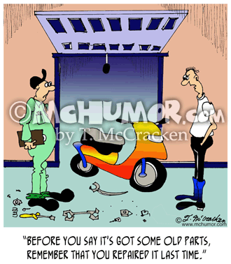 Scooter Cartoon 7432