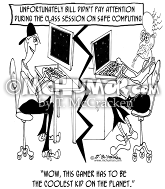 Computer Cartoon 8035