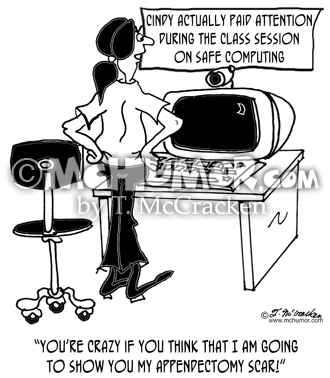 Computer Cartoon 8036