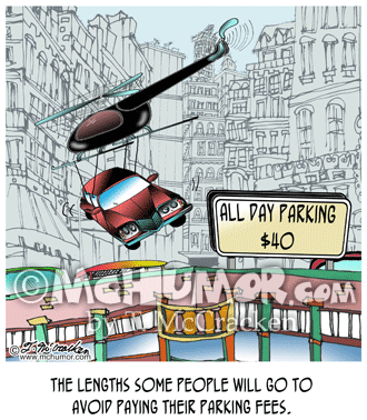 Parking Cartoon 8678