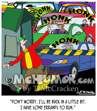 Parking Cartoon 8739