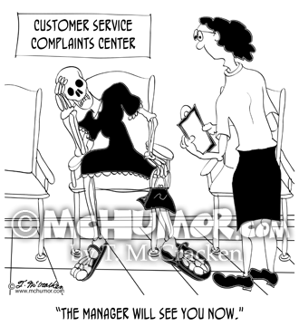 Customer Service Cartoon 8972