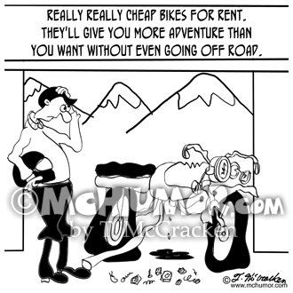 Motorcycle Cartoon 8978