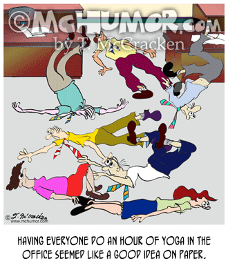 Yoga Cartoon 9001