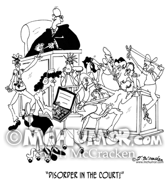 Court Reporter Cartoon 9046