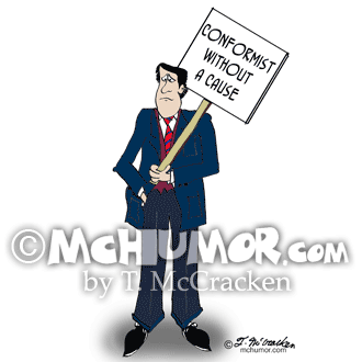 Conformist Cartoon 9367