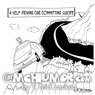 Self Driving Car Cartoon 9467