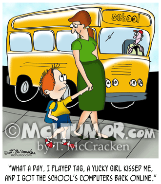 Computer Cartoon 9640