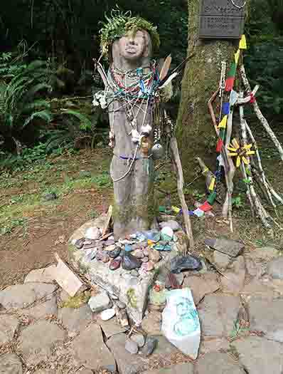 The Amanda Statue in 2019