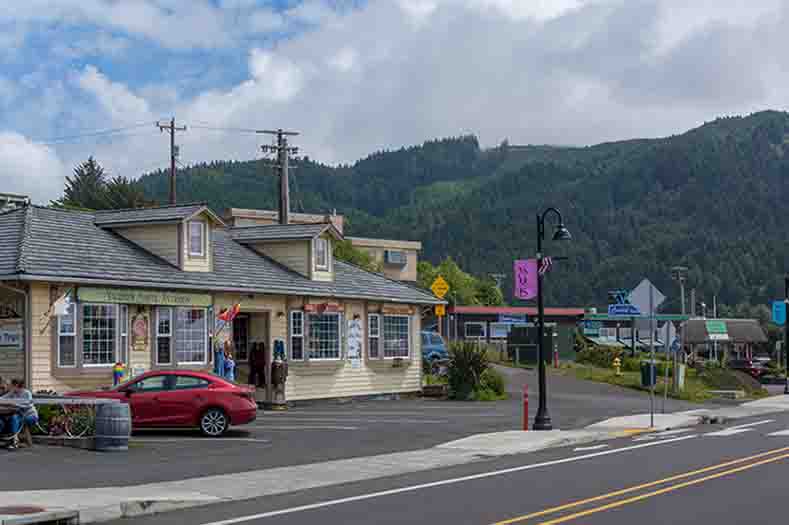 Looking South on Highway 101 Then