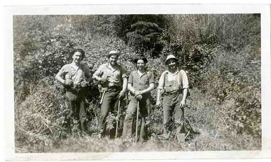CCC Boys at Cape Perpetua