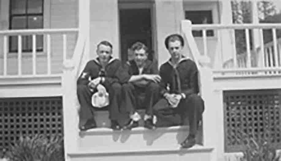 Coasties at Heceta during WWII