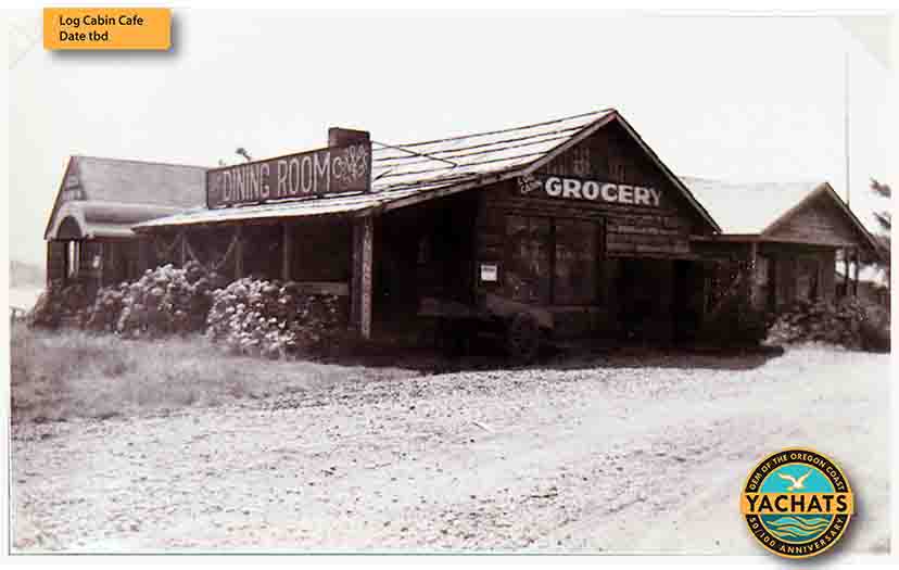 The Log Cabin Cafe @ the corner of Beach Street & Ocean View Drive