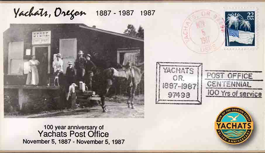 Yachats Centenial Post Card