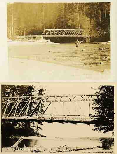Fishing on the Yachats River in the early 1900s