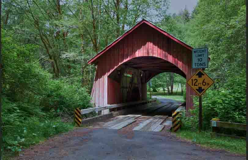 Sandy-Horvath-Dori's photo of the Yachats River's Covered Bridge