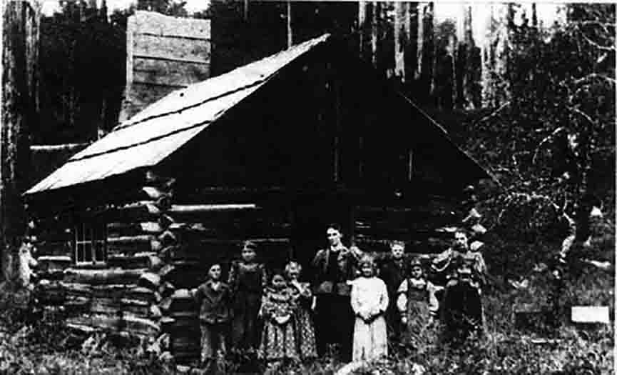 Yachats's First School in 1896